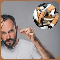 Smoking Causes Hair Fall